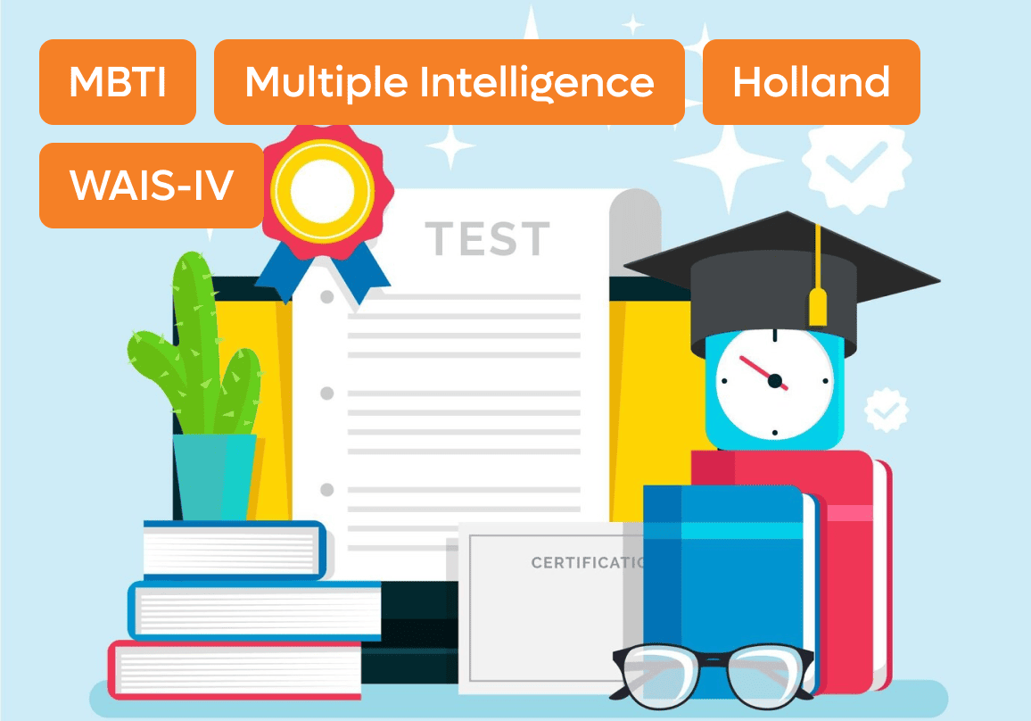 Paket 4 Test (MBTI, MI, Holand dan IQ)